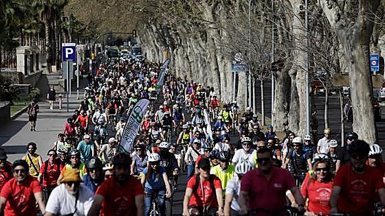 Photo gallery: demonstration to demand more cycle lanes in Malaga