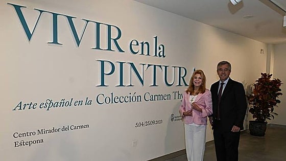 Baroness Thyssen visits Mirador del Carmen in Estepona, where part of her collection will be exhibited