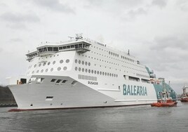 The new vessel which comes to Malaga port on 3 April.