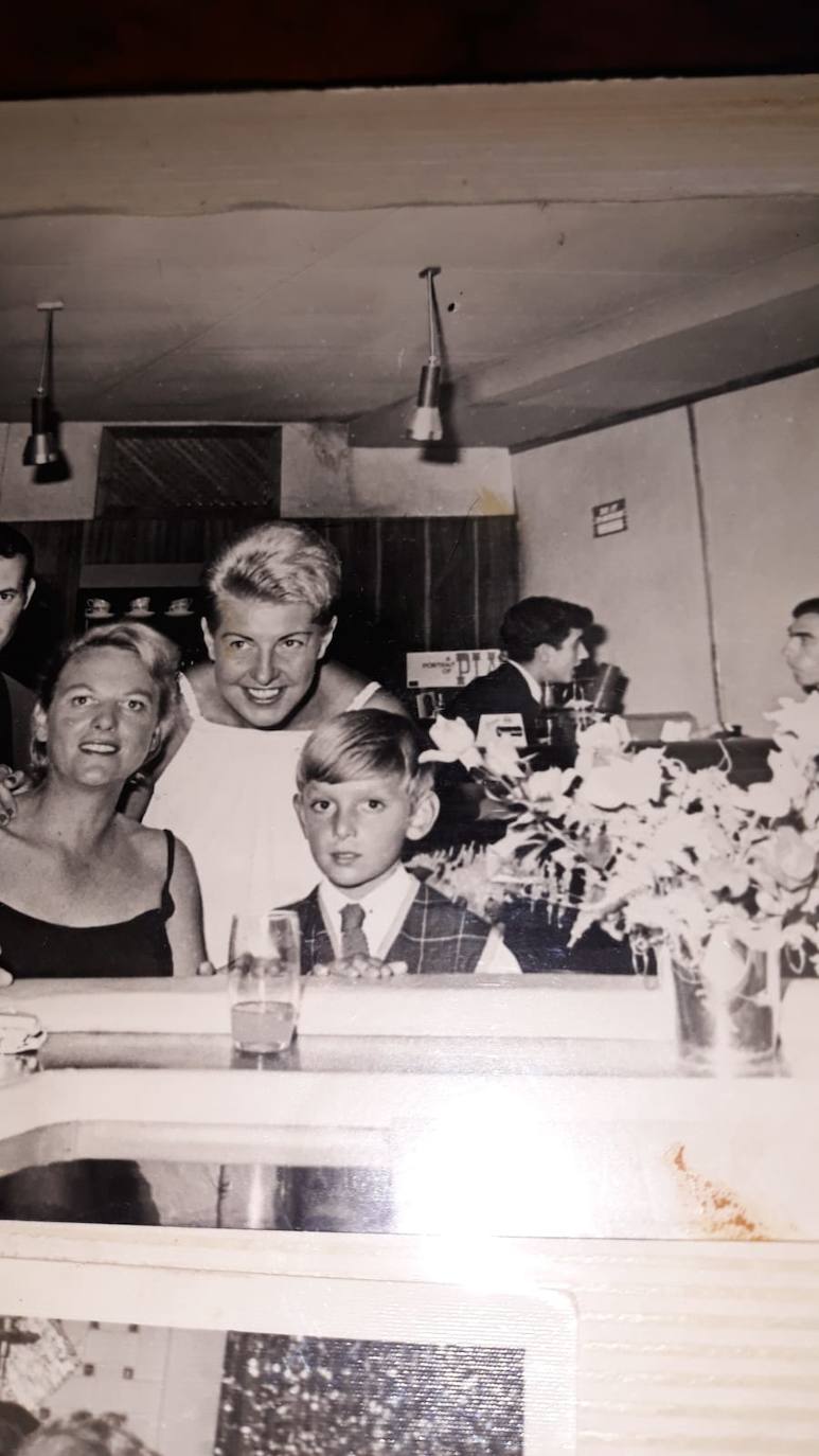 Marga, Pia and Gino, in the Blue Note.