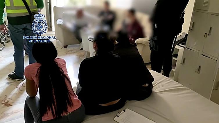 Twenty women forced into prostitution in brothels across Malaga province freed in police raids