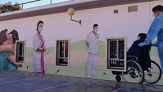 Dedication of Campillos health professionals recognised with new mural