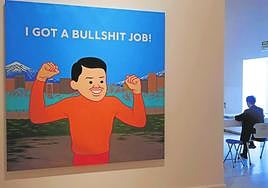 One of the works in the exhibition by Joan Cornellà currently showing at CAC Málaga.