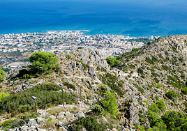 View of Benalmádena from Mount Calamorro.
