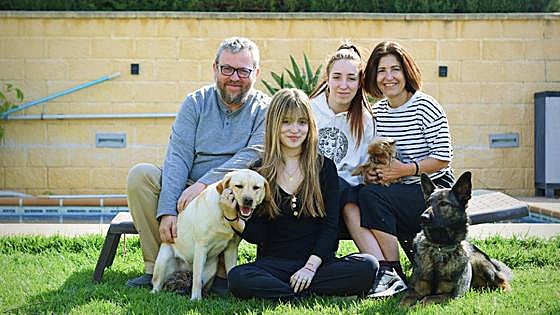 Canine support after a family's virus ordeal