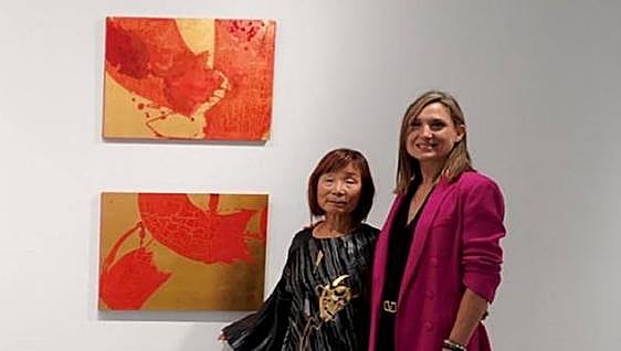 Michiko Bokka, an artist connecting Japan and Malaga, opens Japanese culture week