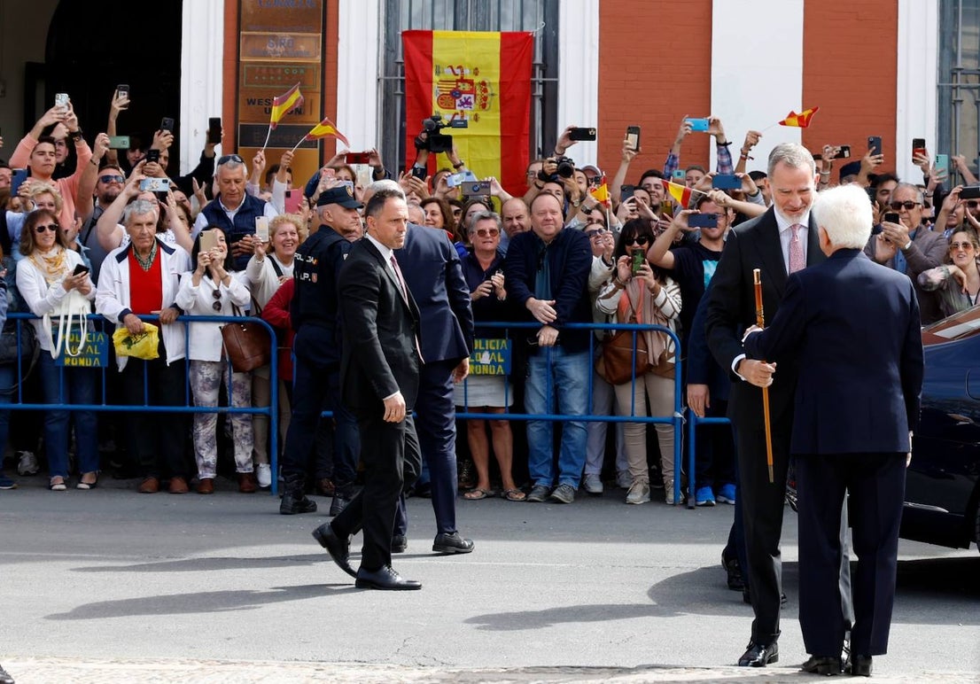 Photo special: King Felipe VI makes his first visit to Ronda
