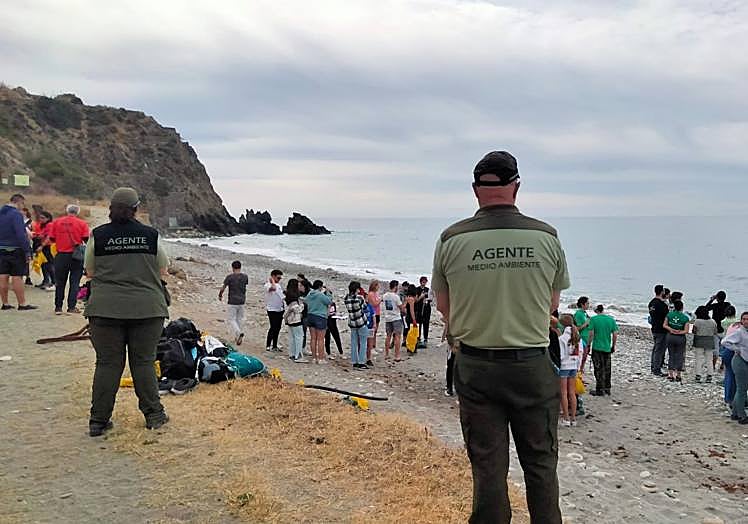 Environment officers from the Junta de Andalucía took part in the day