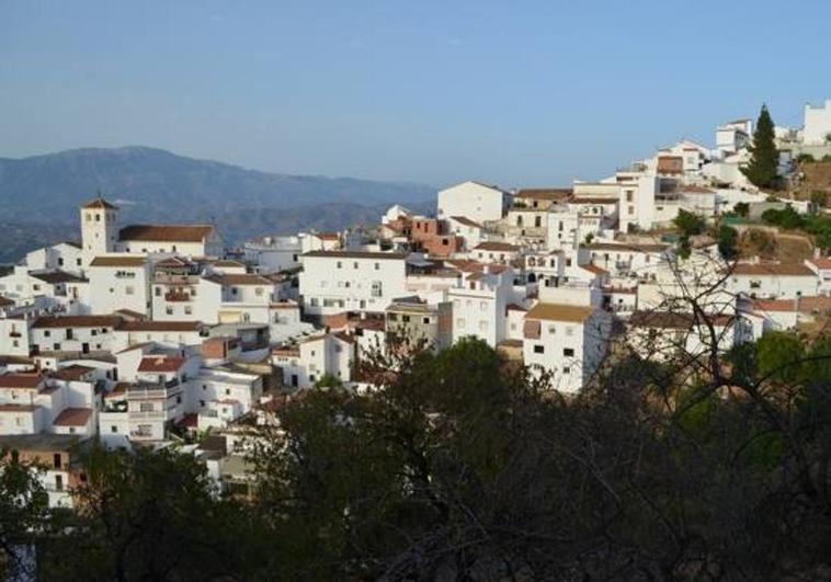 The village of Iznate in the Axarquía.