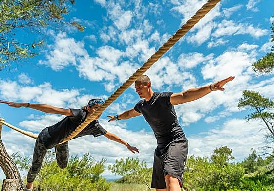 The Bear Grylls survival academy.