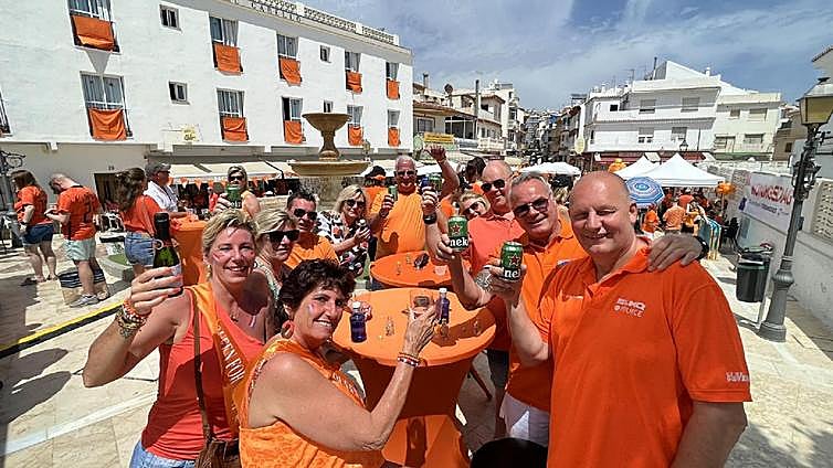 Torremolinos turns orange for King Willem-Alexander