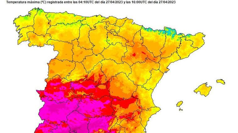 Cordoba touches 39C degrees and sets new April temperature record for Spain