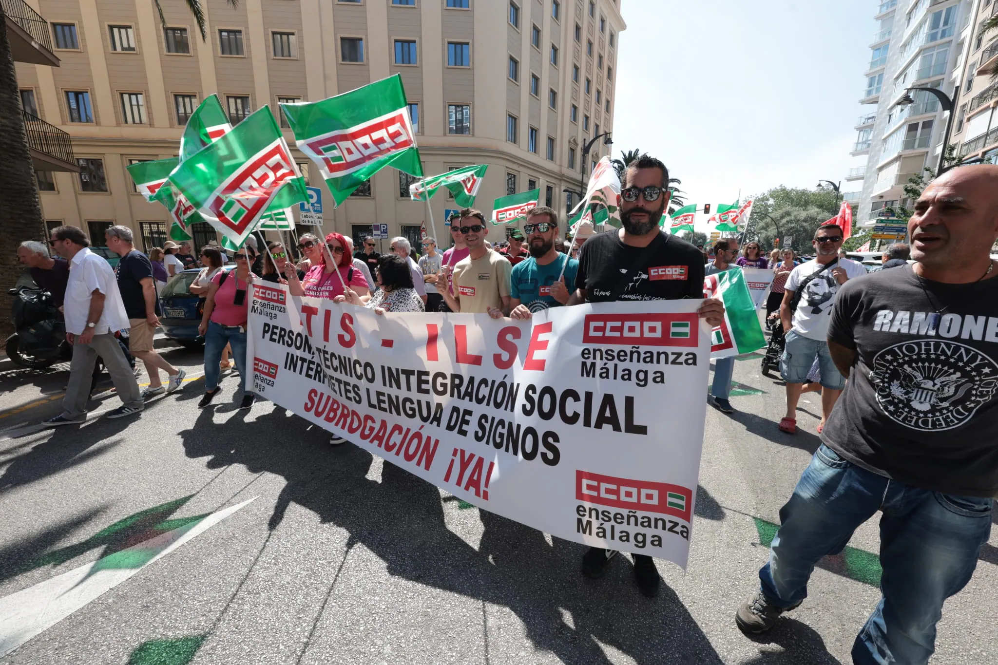 Malaga&#039;s May Day rally, in photographs