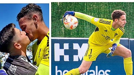 Marbella footballer who posted a photo with his boyfriend: 'Our kiss has become a symbol of something more'