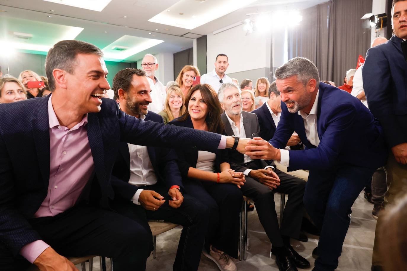 Spanish PM Pedro Sánchez in Malaga ahead of municipal elections