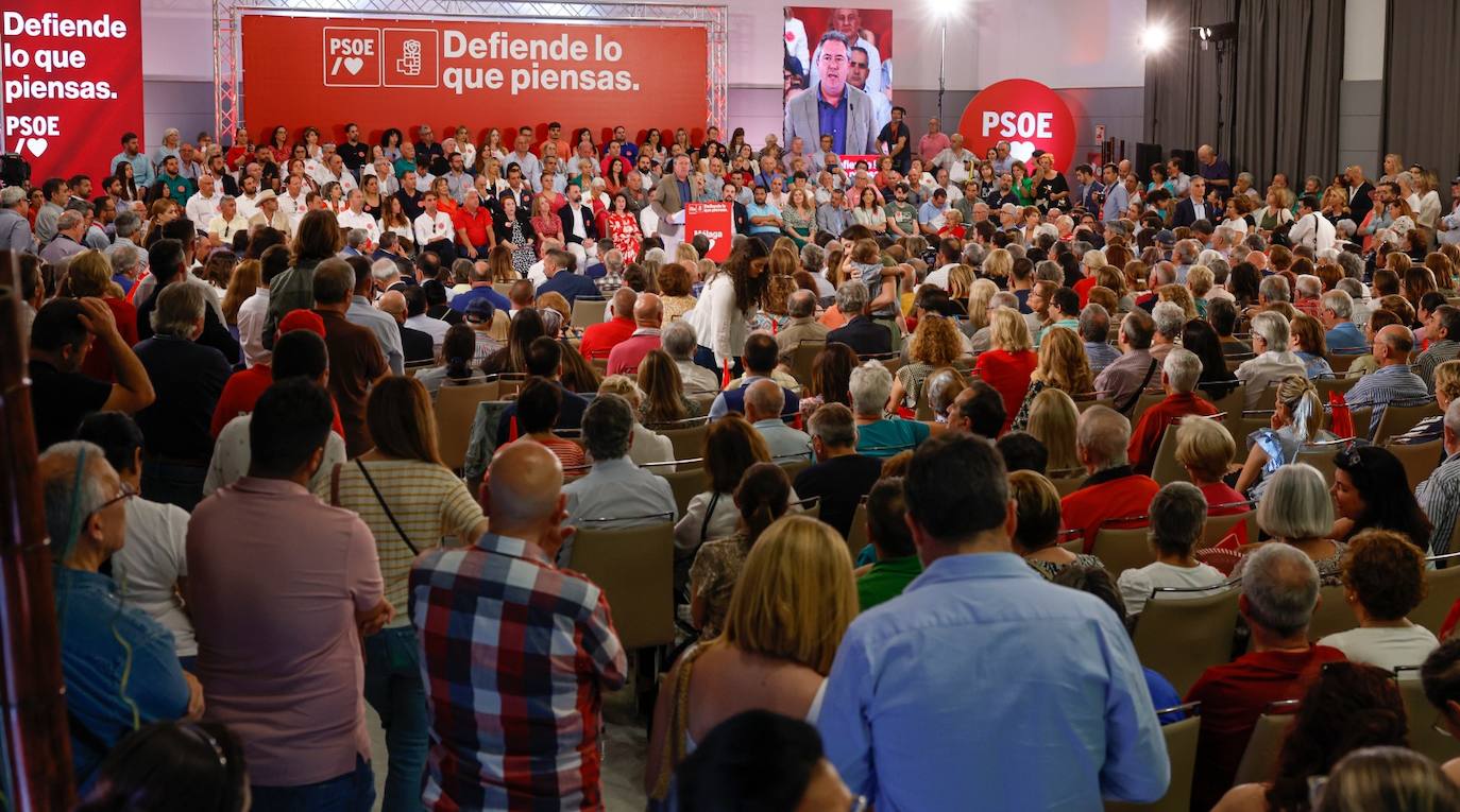 Spanish PM Pedro Sánchez in Malaga ahead of municipal elections