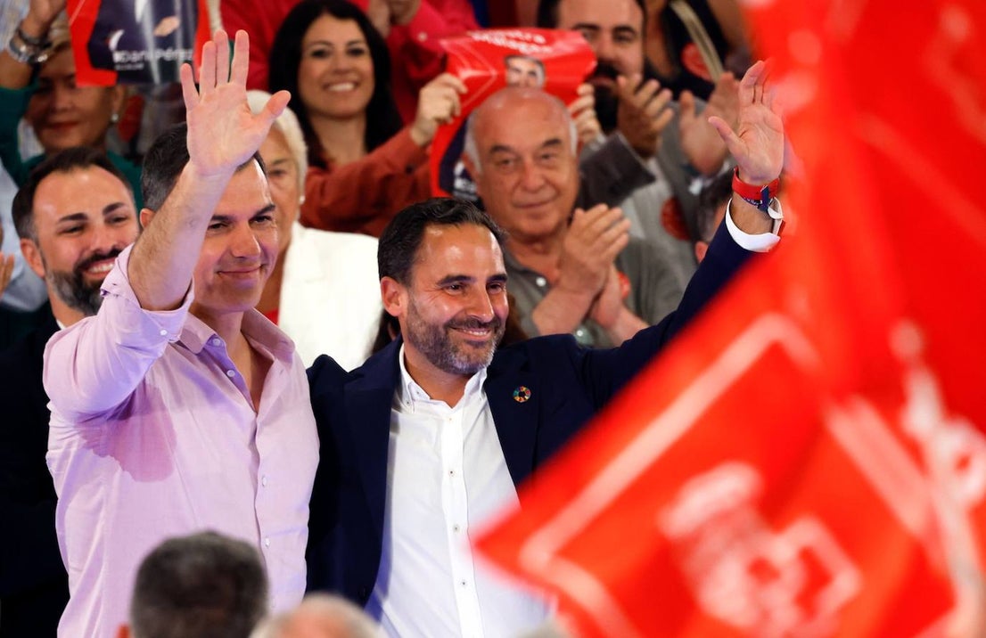 Spanish PM Pedro Sánchez in Malaga ahead of municipal elections