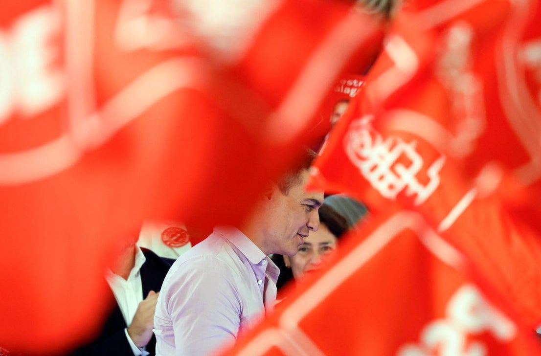 Spanish PM Pedro Sánchez in Malaga ahead of municipal elections