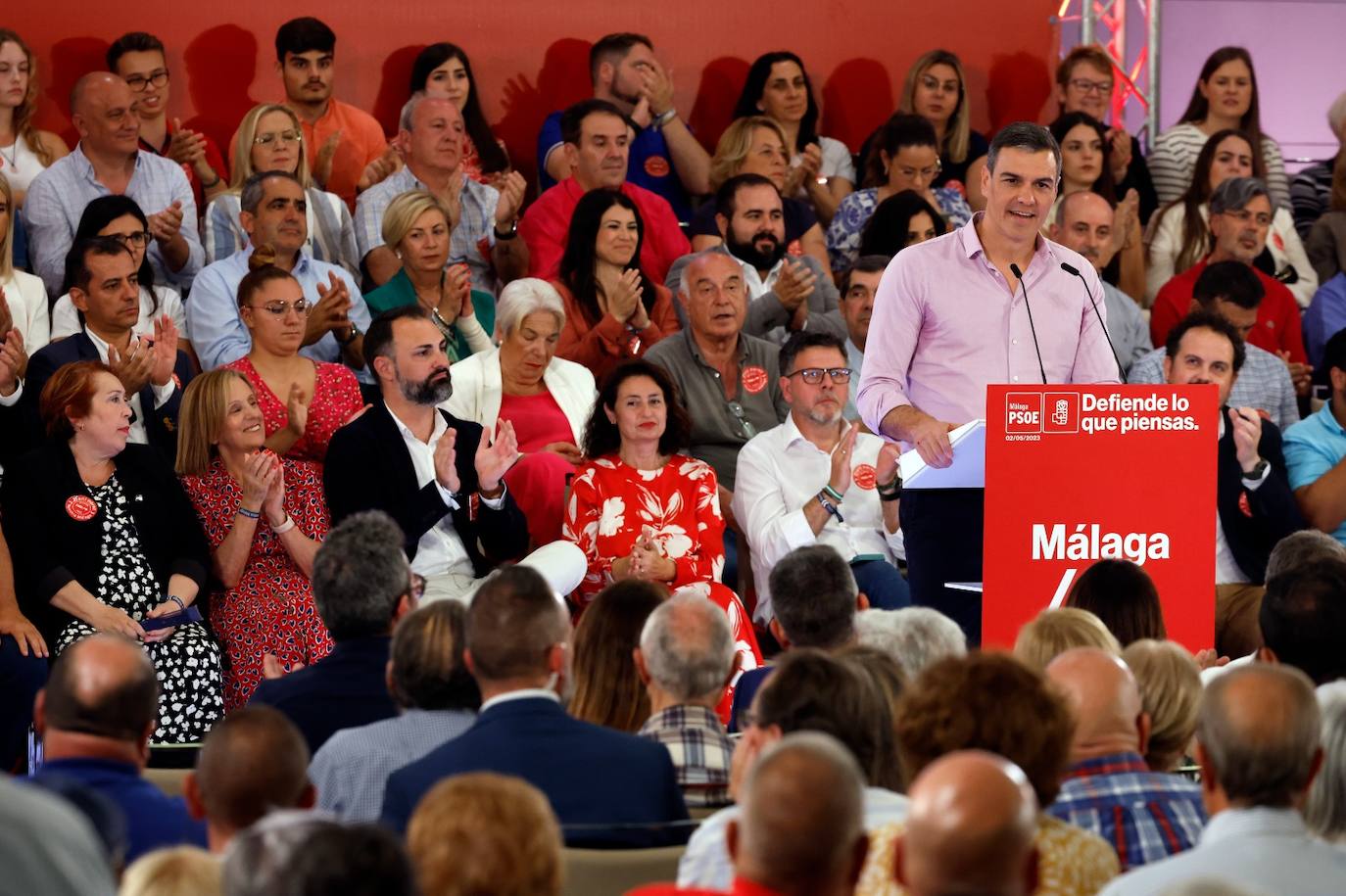 Spanish PM Pedro Sánchez in Malaga ahead of municipal elections