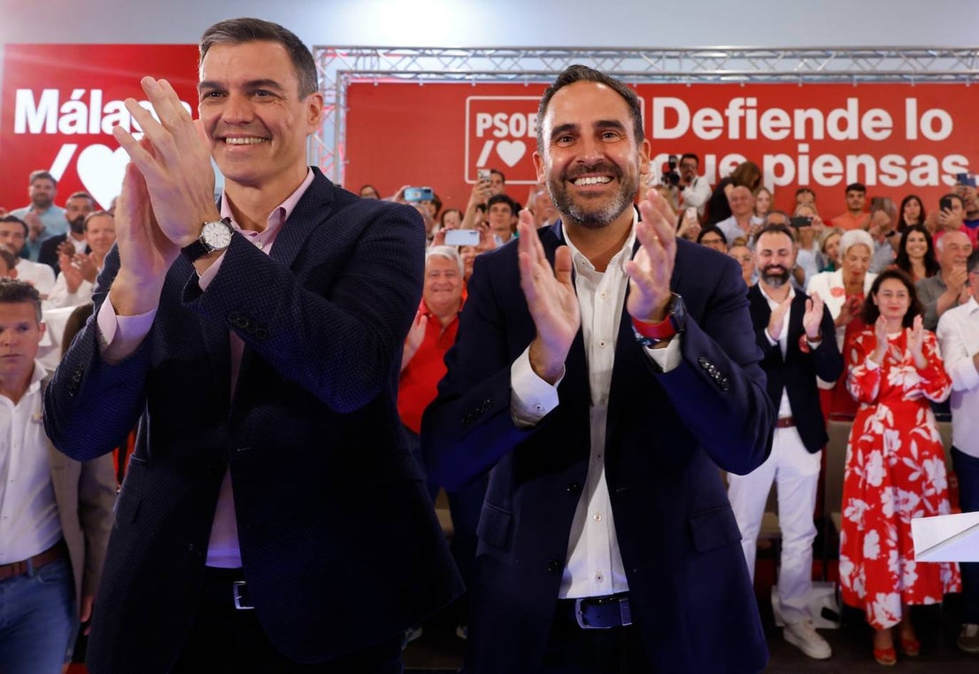 Spanish PM Pedro Sánchez in Malaga ahead of municipal elections