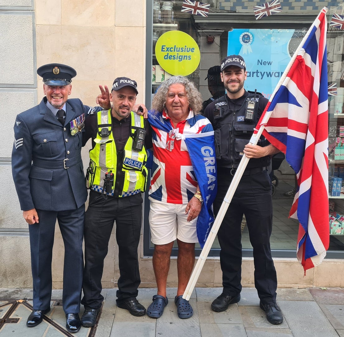Gibraltar's essential services Coronation parade, in pictures