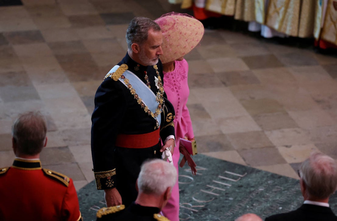 Spanish royals at Charles's coronation