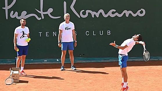 Novak Djokovic trains in Marbella again as he prepares for his return to action