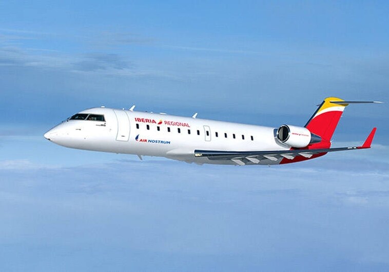 One of the aircraft in the Air Nostrum fleet.