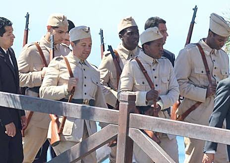 Imagen secundaria 1 - Filming of We Were the Lucky Ones in Marbella.