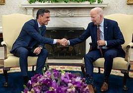 Sánchez and Biden shake on shared goals during White House meeting