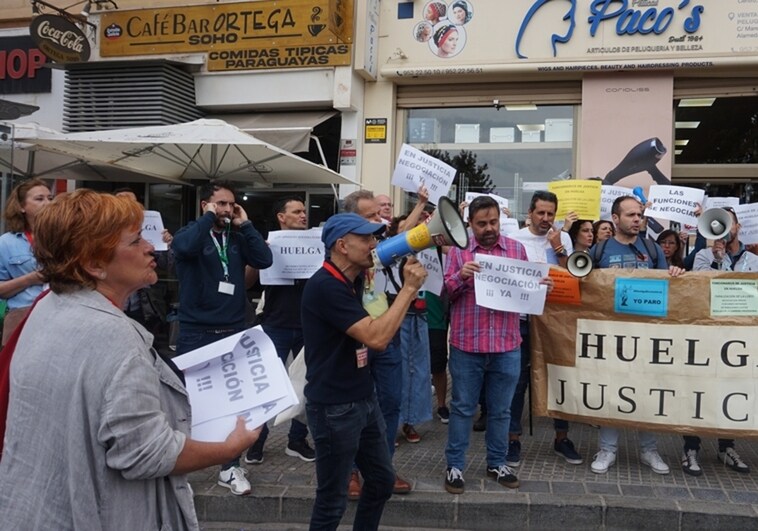 Strike action causes courts to collapse and halts 12,000 cases in Malaga