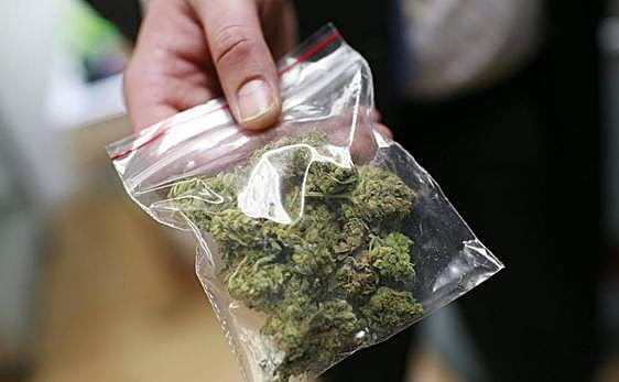 A bag of medicinal cannabis.