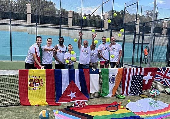 Members if Diversport during one of their sports activities.