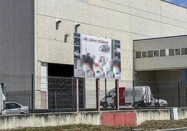 The warehouse where the clandestine tobacco factory was hidden.