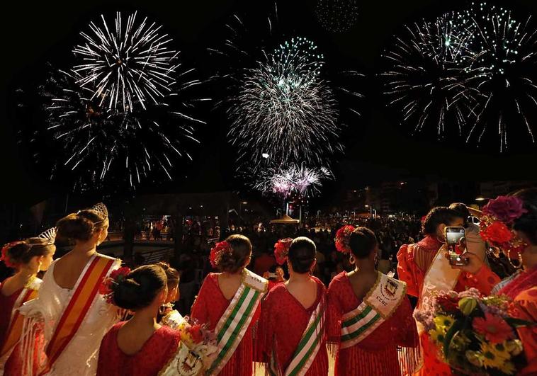 Fireworks light up the sky as Marbella&#039;s San Bernabé fair gets into full swing