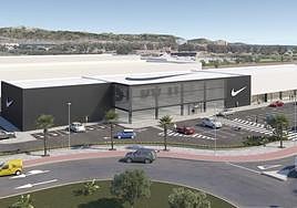 This is what the new Nike megastore in Malaga will look like.