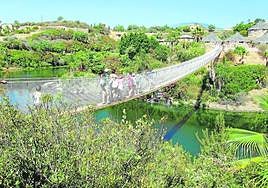 The Selwo Aventura bridge.