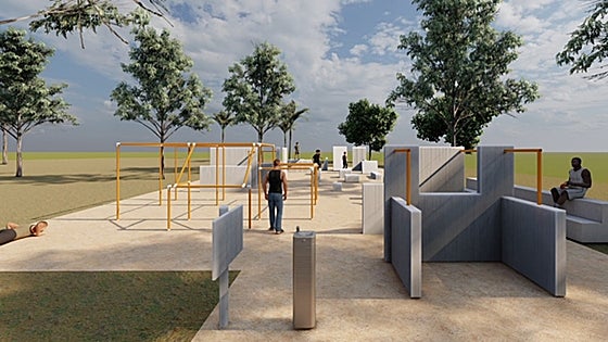Construction of new parkour course begins in Fuengirola