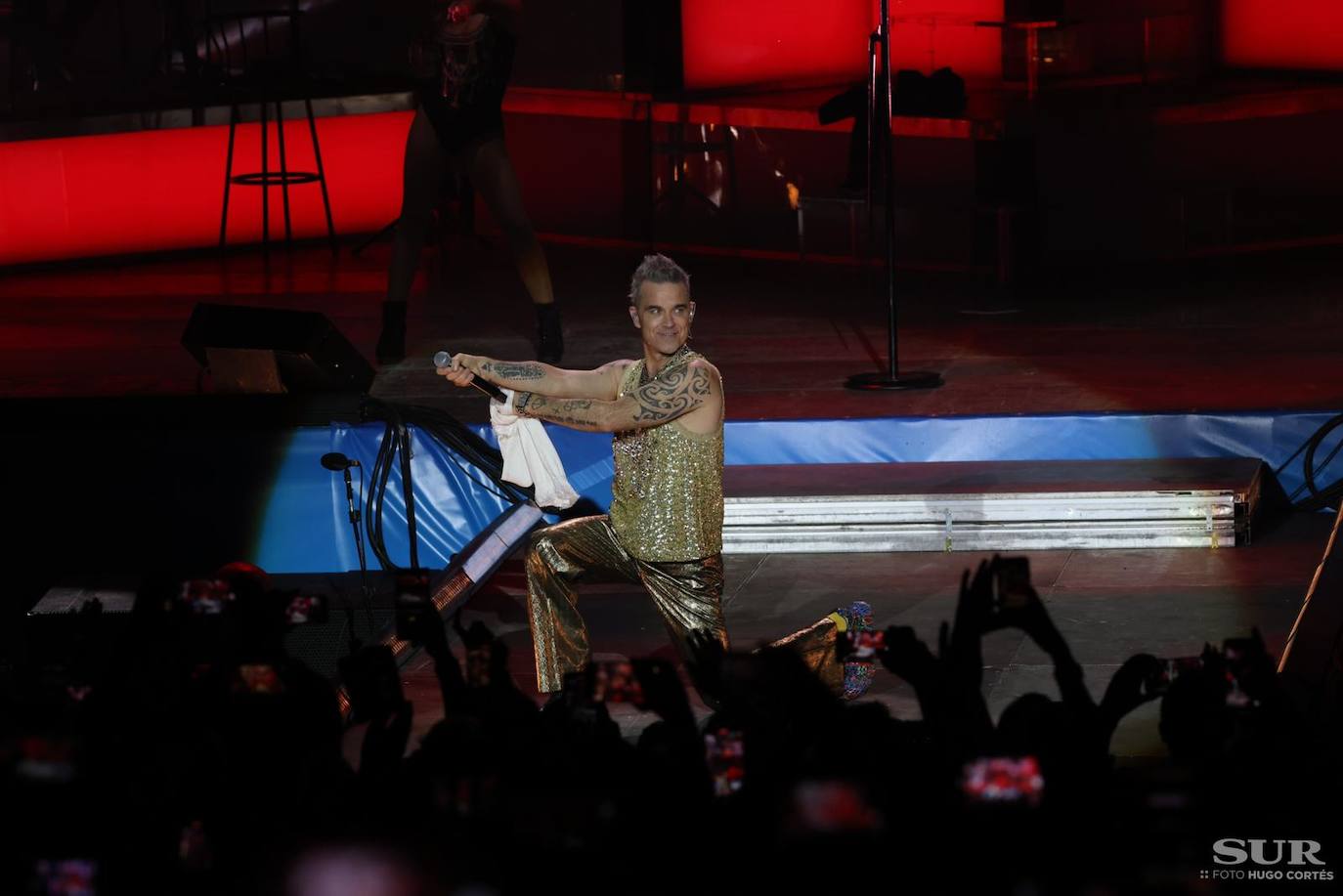 In pictures: Robbie Williams crowned 'king' at Marenostrum Fuengirola