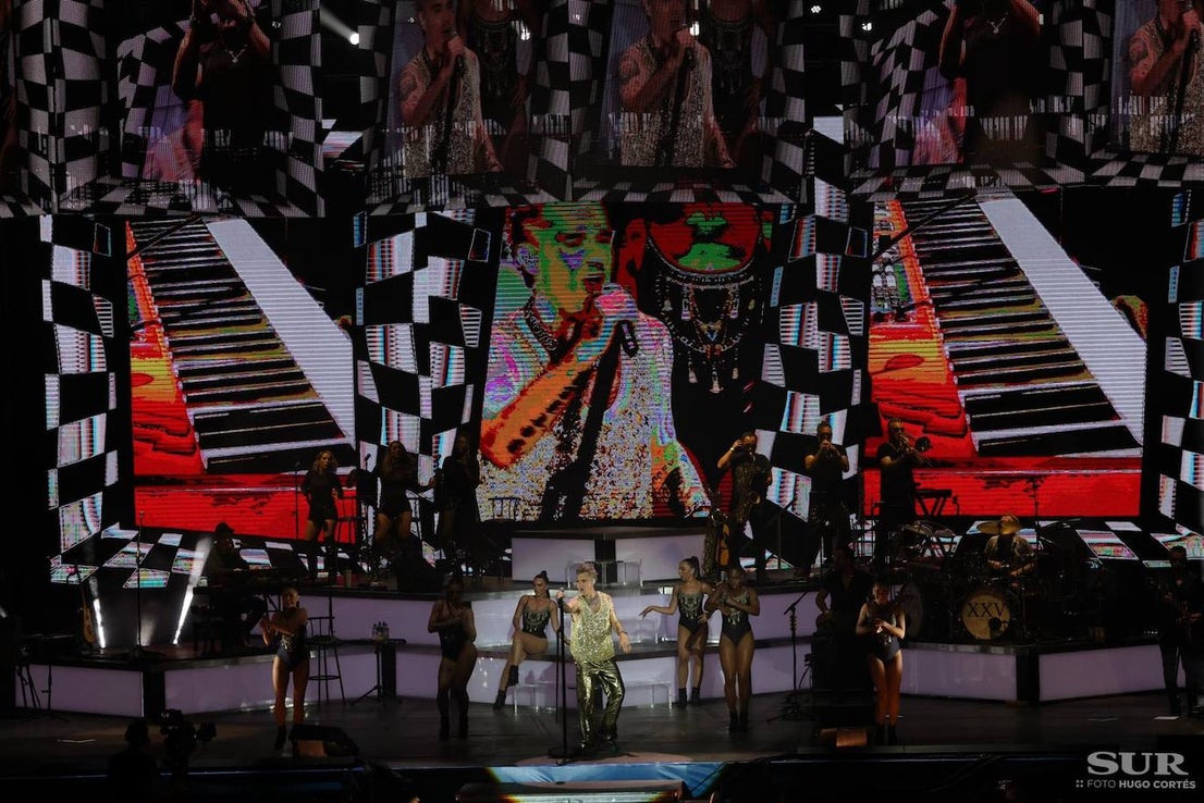 In pictures: Robbie Williams crowned 'king' at Marenostrum Fuengirola