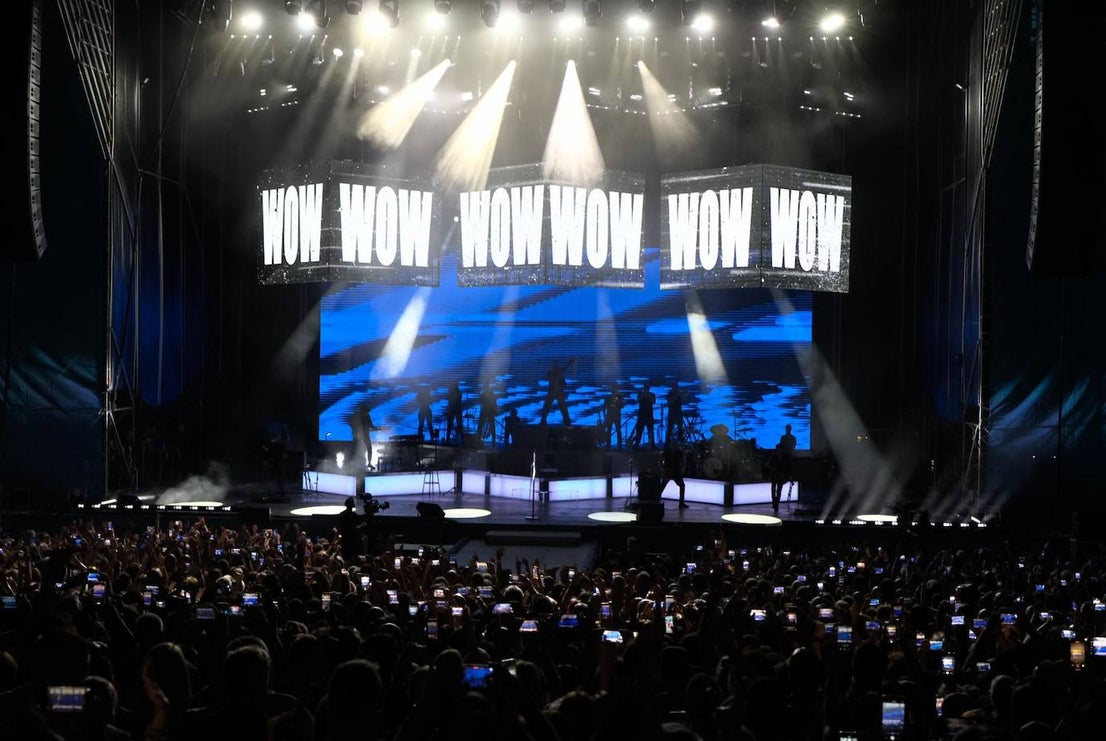 In pictures: Robbie Williams crowned 'king' at Marenostrum Fuengirola