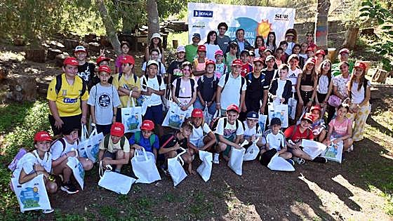 Fifty pupils learn of the importance of water at Marbella Arboretum