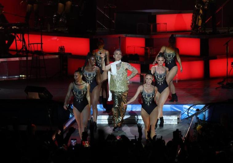 In pictures: Robbie Williams crowned 'king' at Marenostrum Fuengirola