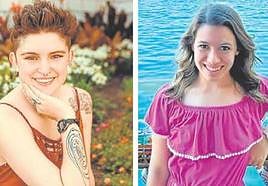 Megan Thompson (left) and Emily Fiola (right).