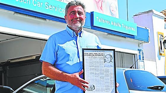 An inherited passion for motors in Torremolinos