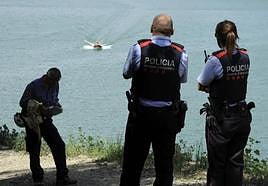 Mossos police officers.