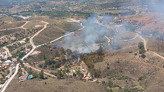 Wildfire stabilised in Mijas