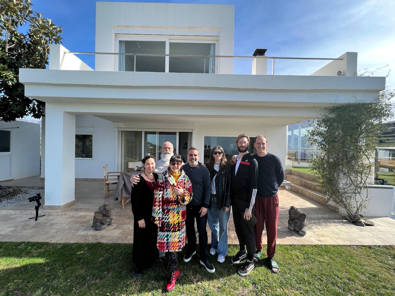 Maui de Utrera, with fellow dancers in Torrox