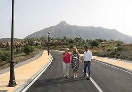 The new connection road between La Capellanía and Lomas del Virrey.