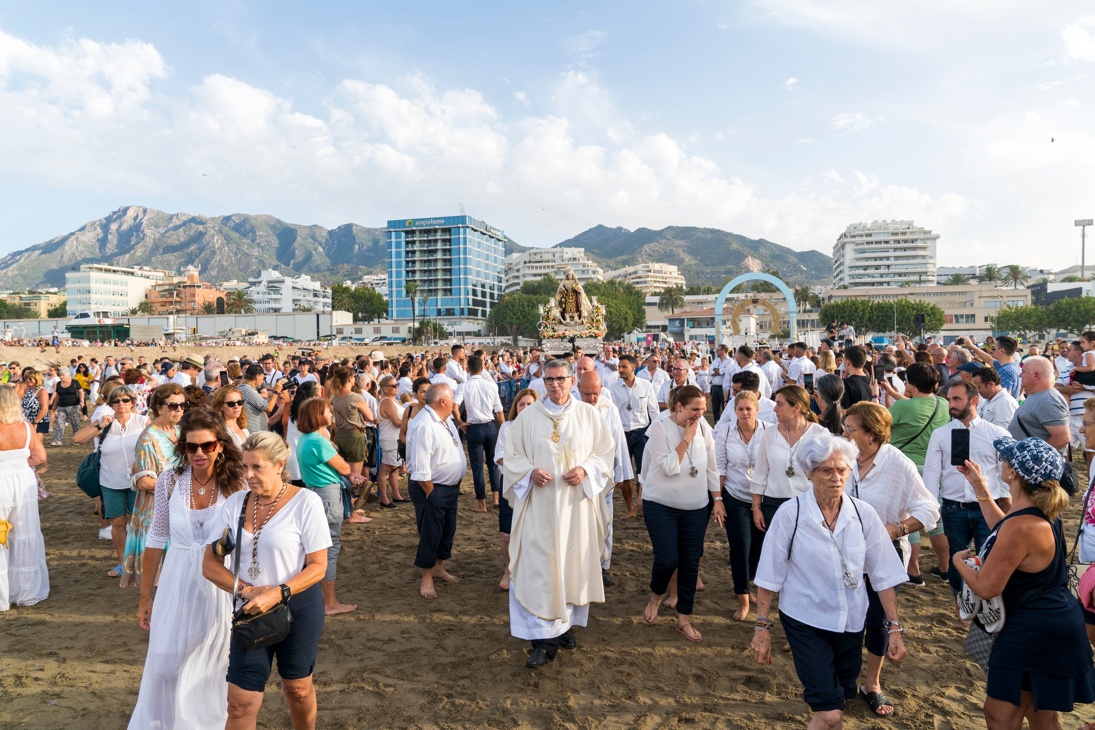 The Costa del Sol celebrates the patron saint of seafarers, in pictures